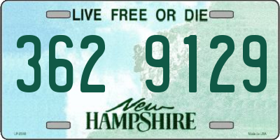NH license plate 3629129
