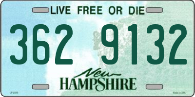 NH license plate 3629132