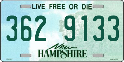 NH license plate 3629133
