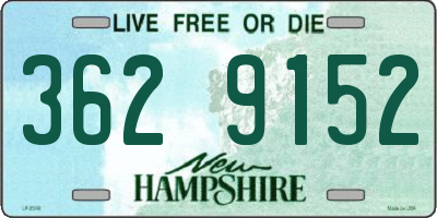 NH license plate 3629152
