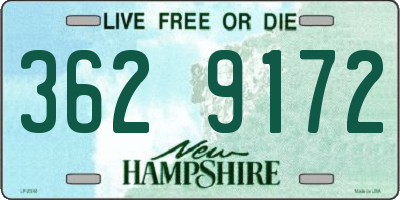 NH license plate 3629172