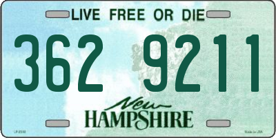 NH license plate 3629211