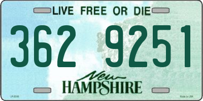NH license plate 3629251