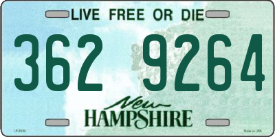 NH license plate 3629264