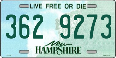 NH license plate 3629273