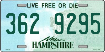 NH license plate 3629295