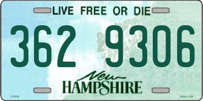 NH license plate 3629306