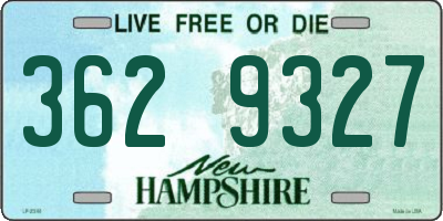 NH license plate 3629327