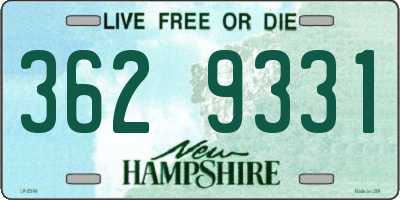 NH license plate 3629331