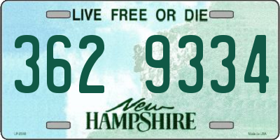 NH license plate 3629334
