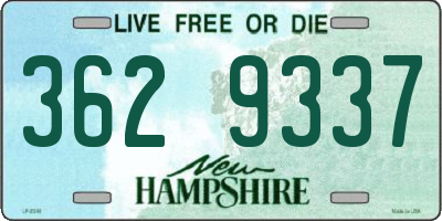NH license plate 3629337