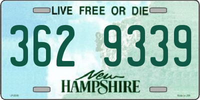 NH license plate 3629339