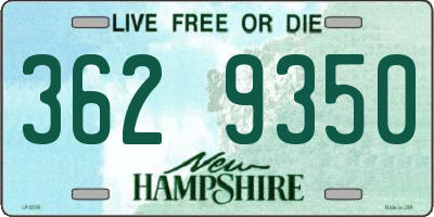 NH license plate 3629350
