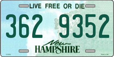 NH license plate 3629352