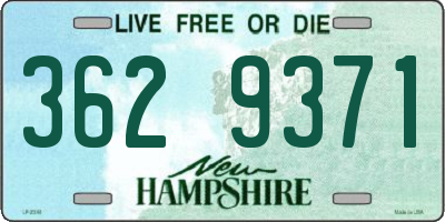 NH license plate 3629371