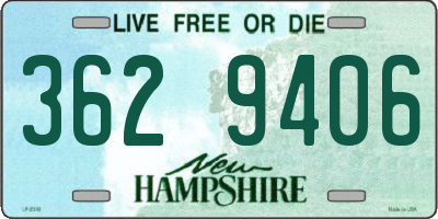NH license plate 3629406