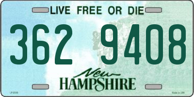 NH license plate 3629408