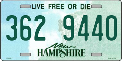 NH license plate 3629440