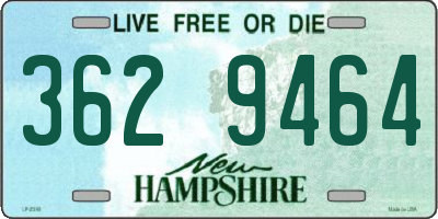 NH license plate 3629464
