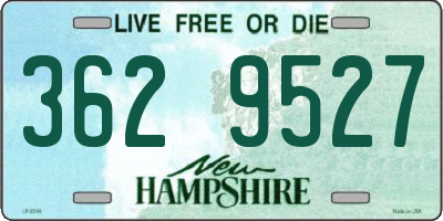 NH license plate 3629527