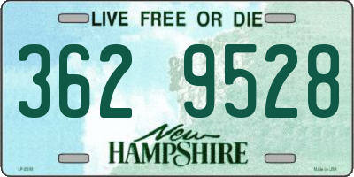 NH license plate 3629528