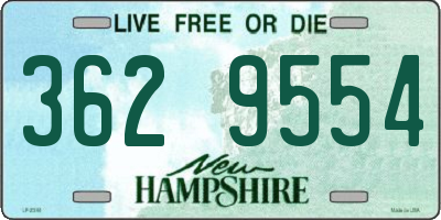NH license plate 3629554
