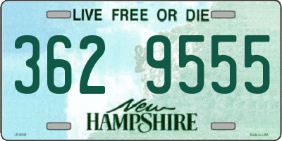 NH license plate 3629555