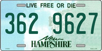 NH license plate 3629627