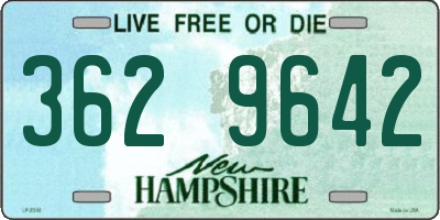 NH license plate 3629642
