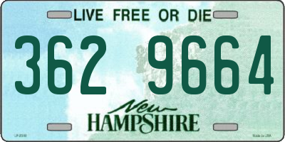 NH license plate 3629664
