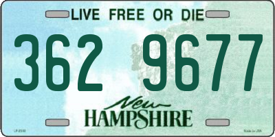 NH license plate 3629677