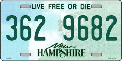 NH license plate 3629682