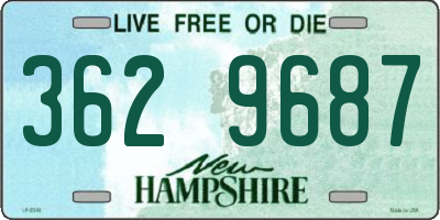 NH license plate 3629687