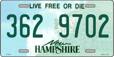 NH license plate 3629702