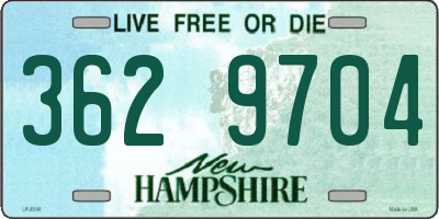 NH license plate 3629704