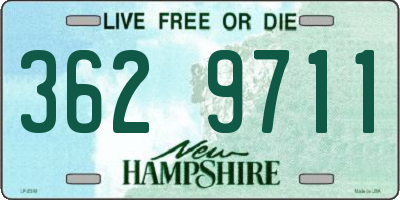 NH license plate 3629711