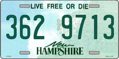 NH license plate 3629713