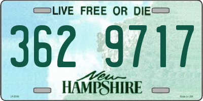 NH license plate 3629717
