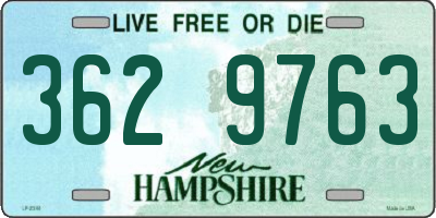 NH license plate 3629763