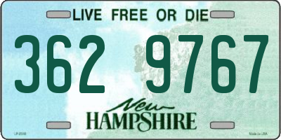 NH license plate 3629767