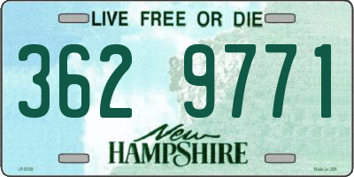 NH license plate 3629771