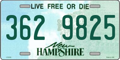 NH license plate 3629825