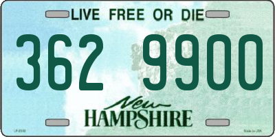 NH license plate 3629900