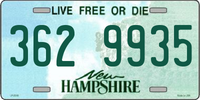 NH license plate 3629935