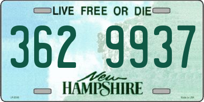 NH license plate 3629937