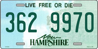 NH license plate 3629970