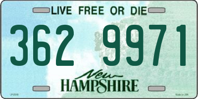 NH license plate 3629971