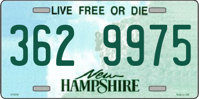 NH license plate 3629975
