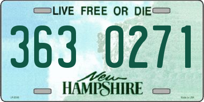NH license plate 3630271