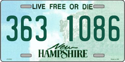 NH license plate 3631086